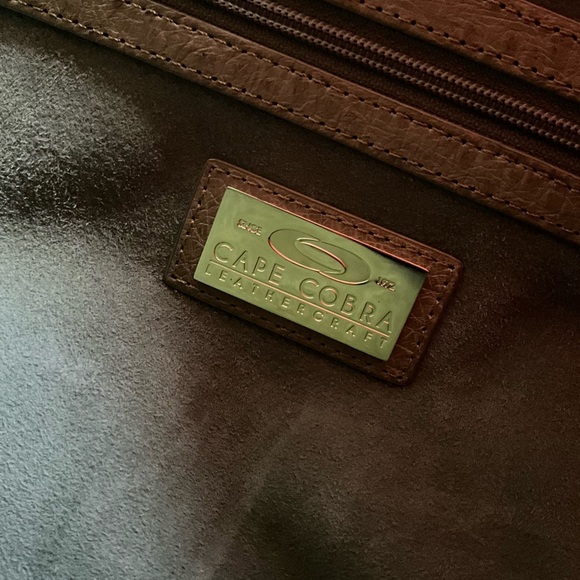 NEAR MINT! Authentic CAPE COBRA Genuine Ostrich tote shoulder bag - Picture 11 of 12